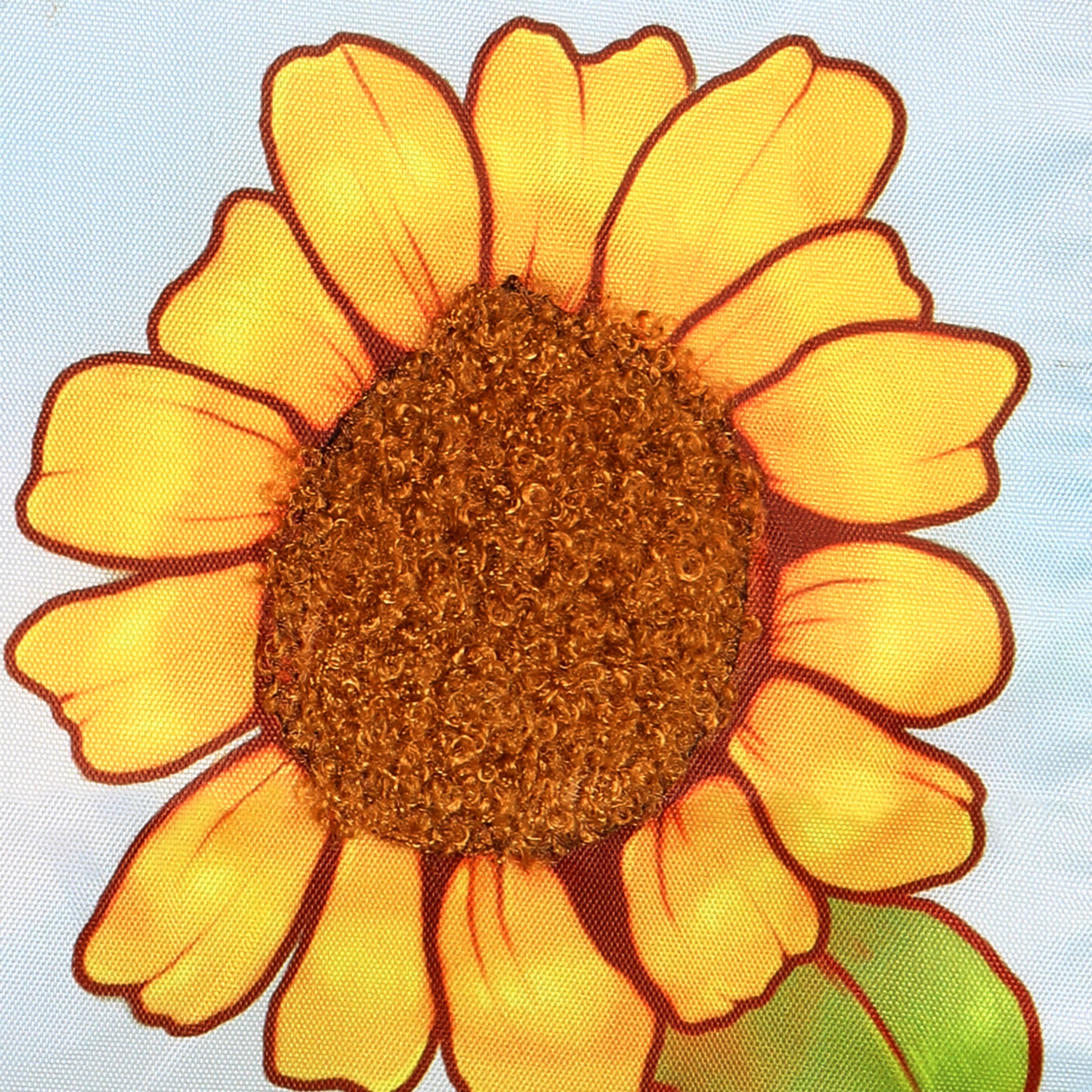 No Place like Gnome Sunflower Yard Flag 11.5in x 18in