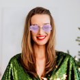 thumbnail image 3 of KAKOWELY Gafas de sol sin montura, gafas de sol rave para mujer, gafas de sol ligeras, gafas de sol de fiesta para adultos, 3 of 5