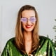 thumbnail image 3 of KAKOWELY Gafas de sol sin montura, gafas de sol rave para mujer, gafas de sol ligeras, gafas de sol de fiesta para adultos, 3 of 5