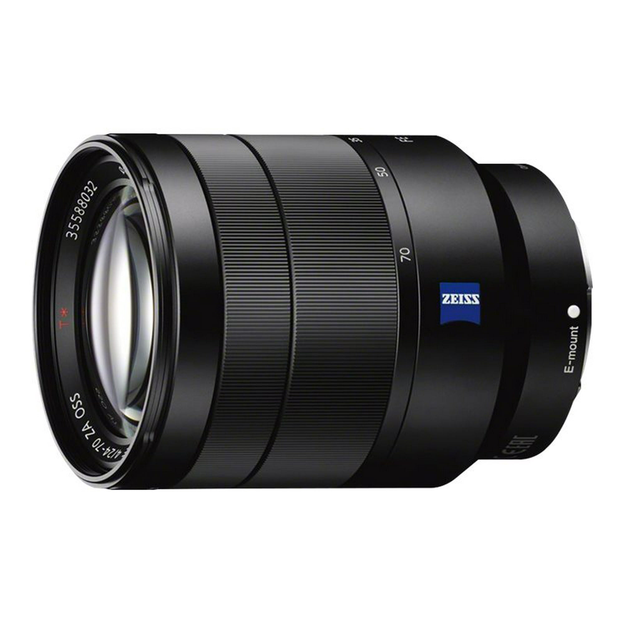 Sony SEL2470Z - Zoom lens - 24 mm - 70 mm - f/4.0 Vario-Tessar T* FE ZA OSS  - Sony E-mount - for Cinema Line; a VLOGCAM; a1; a6700; a7 IV; a7C;