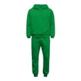 thumbnail image 6 of Hogleaql Sweat Suits for Men 2 Piece Hoodie and Sweatpants Solid Color Sweat Pullover Hoodies Joggers Sport Pant Set Casual Fall Suits with Pockets Green M, 6 of 6