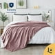 thumbnail image 5 of Cobija King, Frazada Ultra Suave, 100% Microfibra de Poliéster, Premium (Rosa Pastel) Laila Comfort., 5 of 7