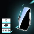 thumbnail image 4 of CxhicLuv Car Wireless Charger, Auto Magnetic Holder, Smart Induction 15W Fast Charging, Car Charging Accessories, Wireless Charging & Phone Fixing for Drivers, Smartphone Users, Silver, 4 of 9