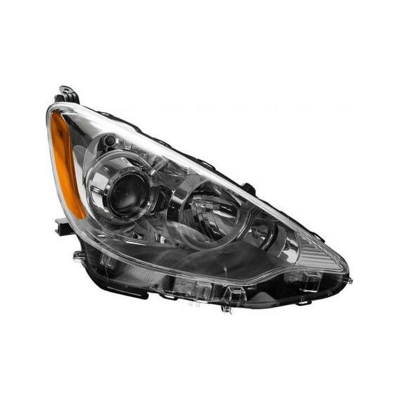 Right Headlight Assembly - Compatible with 2012 - 2014 Toyota Prius C 2013