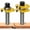 1/2inch shank, variant on Tongue and Groove Router Bit Set of 2 count, 1/4 Inch Shank, 3 Adjustable T Shape Milling , 1/2Inch Depth,3/4Inch Stock,Woodworking Tools