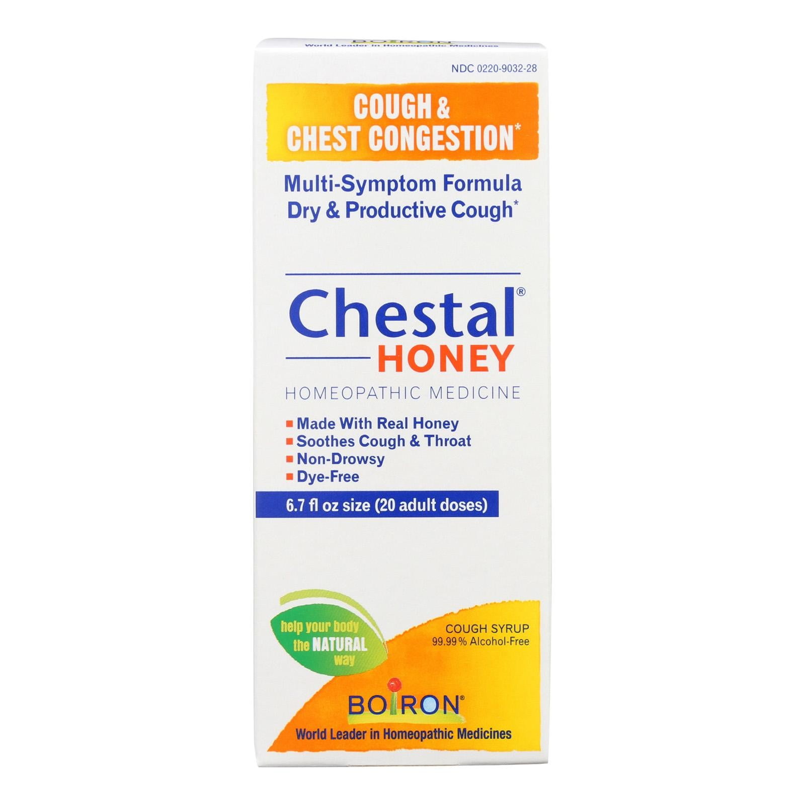 Boiron Chestal Cough And Chest Congestion Honey Adult 6.7 Oz