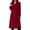 Red, variant on AOMPMSDX Coats For Women Women's Fashion Casual Long Double Solid en Coat With Pockets en Coat Trench Winter Coats for Outdoor Jackets XXXL Blue