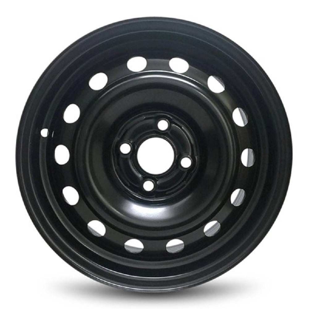 01-04 Fits:New 15"x6" 4 Lug Honda Civic Acura EL Black Steel Wheel Rim 01-05