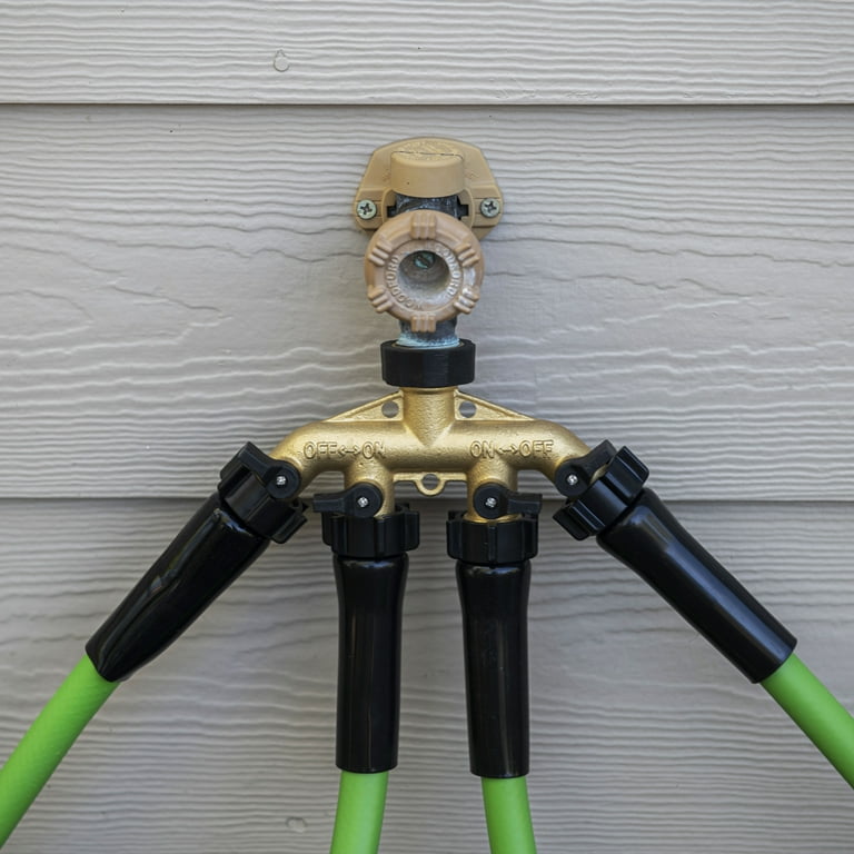 Expert Gardener Brass 4-Way Hose Faucet Manifold photo 7