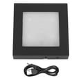 thumbnail image 1 of HLONK LED Light Base Lighted Display Stand  Colorful LED Light Crystal Display Stand Base  Glass Art Tumbler RGB Multicolor Lighting Round Ped-estal USB Battery Operated Square 4 lights, 1 of 9