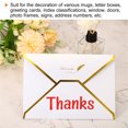 thumbnail image 5 of Unique Bargains Vinyl Self Adhesive Letter Number Sticker Decal Kit, 10 Colors 126 Piece 10 Sheets, 5 of 5