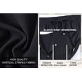 thumbnail image 5 of Welanxin Men 2 Piece Beach Vacation Outfit,Lightweight Button Up Loose Shirt Elastic Waist Baggy Pants Suit, 5 of 10