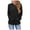 Black, variant on Women's Casual Solid Color Long Sleeved Loose Hooded Sweater Sweaters Women Sleep Be Still Hoodies for Women Casual Womens Hoodies Thin Hoodie Women Zip up Hoodies for Women Lightweight Zip Tunic