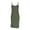 *Green, variant on VBVC Women's Adjustable Spaghetti Strap Slip Dress , Ladies' Soft Stretchy Sleeveless Midi Dress , Casual Layering Lounge Dress For Women,Beige,S-2XL