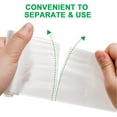 thumbnail image 4 of AllWays Plaza Trash Bags 13 Gallon, 20 Count, Medium Garbage Bags, No Flaps/Ties, 62x75cm,16.8g/pcs, Unscented, White, 4 of 11