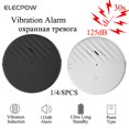 Elecpow Wireless Door Window Vibration Sensor Alarm 125dB Glass Break