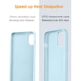thumbnail image 5 of DTTO iPhone 13 Case, Shockproof Silicone [Enhanced Camera and Screen Protection] , Ice Blue, 5 of 7