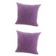 thumbnail image 1 of Cubiertas Decorativas De Almohadas De Tiro - De Almohadas Suaves De De Color Sólido Suave Para Decoración De -18 X 18 Púrpura, 1 of 6