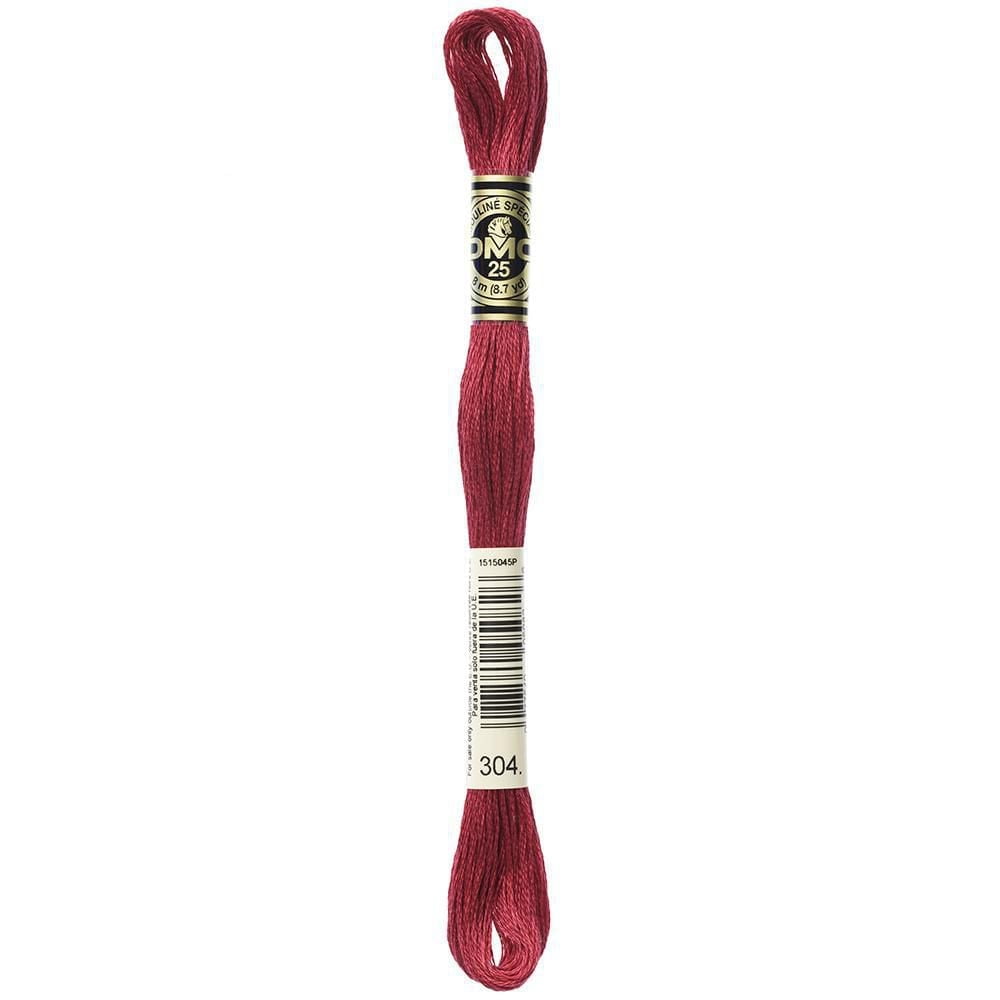 DMC Red Cotton 6 Strand Floss 8m