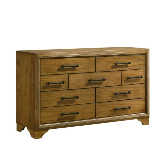Picket House Furnishings Cynthia 9 Drawer Dresser in Walnut