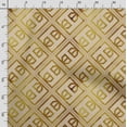thumbnail image 3 of Soimoi Geometrical Printed, Cotton Fleece, Fabric by The Yard Sewing DIY Stretch Fabric 56 Inches Wide, WarmFabric for Hats, Coats, Gloves, Blankets, Yellow, 3 of 5