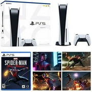 PlayStation 5 Disc 1.8TB Upgraded PS5 Gaming Console with Ultra Fast PCIe  Gen 4 SSD, Wireless Controller, Cyberpunk 2077 & Mytrix Controller Charging