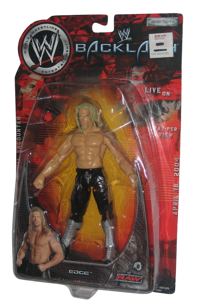 Rated R Superstar Edge WWE WWF Red Trousers Jakks Pacific Wrestling Figur 2003 
