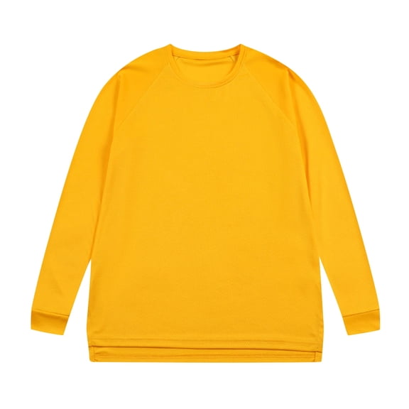 Enridrech Big and Tall Tee for Men Long Sleeve Crew Neck Comfort Loose T Shirt Casual Stylish Color Basic Tees Top