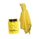 thumbnail image 3 of Chubasquero ligero con capucha para adultos 3 en 1 con cordón ajustable Amarillo, 3 of 8