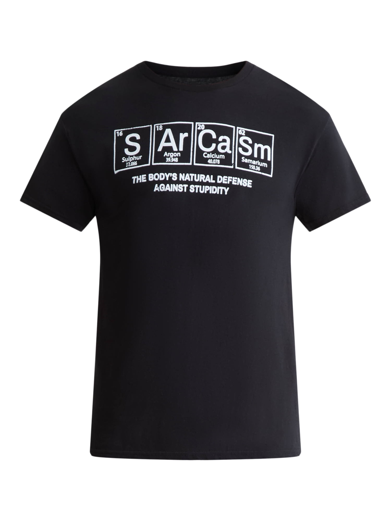 Sarcasm Men's and Big Men's Graphic Tee with Short Sleeves, Sizes S-3XL