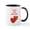 White/Black Inside, variant on CafePress - Mahjong Mugs - 11 oz Ceramic Mug - Novelty Coffee Tea Cup