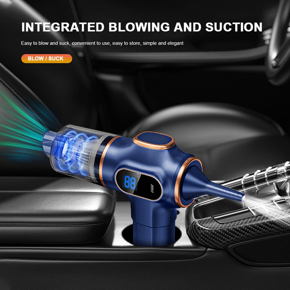 ROADSUN Handheld Vacuum Cleaner, Portable Cordless Car Vacuum with LED Light, 20000Pa Strong Suction 3-in-1 Vacuum Duster Blower for Car Home Office