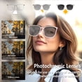 thumbnail image 5 of Black AI smart Glasses: Real-Time Translation in 160+ Languages, Built-In Mic & Speaker, Color-Changing Lenses, Wireless Calls & Music, Magnetic Charging, 5 of 14