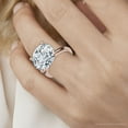 thumbnail image 4 of Pompeii Certified 9Ct Aurora Solitaire Diamond Engagement Ring Lab Grown (F/G,VS1-VS2), 4 of 5