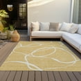 thumbnail image 6 of Addison Rugs Chantille Indoor/Outdoor Transitional Geometric, Abstract Gold Washable Rectangle Rug, 2'6" x 3'10", 6 of 6