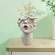 thumbnail image 3 of Besando escultura maceta florero artificial decoración de en hogar , L L DYNWAVEMX macetas de plantadores de cara, 3 of 8