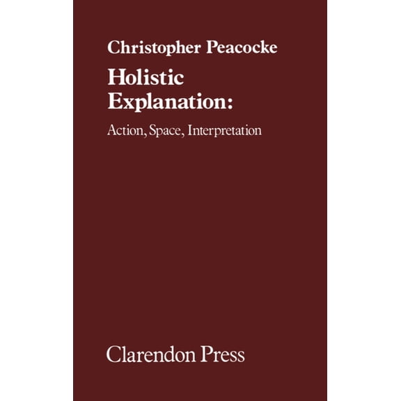 Holistic Explanation: Action, Space, Interpretation, (Hardcover)