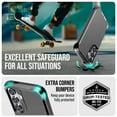 thumbnail image 4 of Rome Tech Case with Kickstand & Magnet Compatible with Magsafe for Samsung Galaxy S24 (2024), Shockproof Slim Magnetic Cover, Black, 4 of 6
