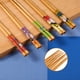 thumbnail image 3 of Juego De Palillos, Palillos De Estilo Japonés Pulidos Repetidamente, Carbonización A Alto Calor Y Tratamiento De Presión, Palillos De Cocina, Palillos De Madera Antideslizantes, 3 of 7