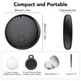 thumbnail image 6 of Air Tracker Tag for Android, Bluetooth Item Finder-4Pack, Bluetooth Tracker Works with Google Find Hub App(Not for iOS), Replaceable Battery, IP68 Waterproof Locator for Keys/Luggages, FCC Approved, 6 of 14