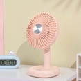 thumbnail image 3 of Nuevo ventilador pequeño de escritorio para dormitorio, ventilador de oficina, mini ventilador portátil de mano con carga USB, ventilador eléctrico doméstico, un ventilador, 3 of 4