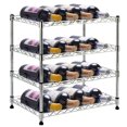 thumbnail image 1 of 4-Shelf 16 Bottles Mini Wine Rack Bottle Holder Organizer Display Liquor, 1 of 6