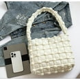 thumbnail image 5 of Nylon Tote Bag Cloud Crossbody Purse Trendy Hobo Bags Underarm Shoulder Bag Lightweight Work Satchels Top-Handle Bag, 5 of 7