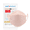Coral, variant on WellBefore KN95 Respirator Face Masks, 4-Layer Protection, White, Medium, 3D Fit, Adjustable Nose Clip & Ear Loops, Pack of 10