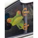 thumbnail image 4 of Pegatinas de vinilo para ventana de camión con diseño de rana en 3D, divertidas y divertidas, 2 unidades, 4 of 5