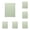 5pcs, variant on Plastic Presentation Folder with Sliding Bar Binding, Gradient Green Report Cover Document Organizer for Resume Portfolio Office Supplies