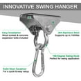 thumbnail image 6 of Yes4All 180° Ring Heavy Duty Bag Hanger, 6 of 8