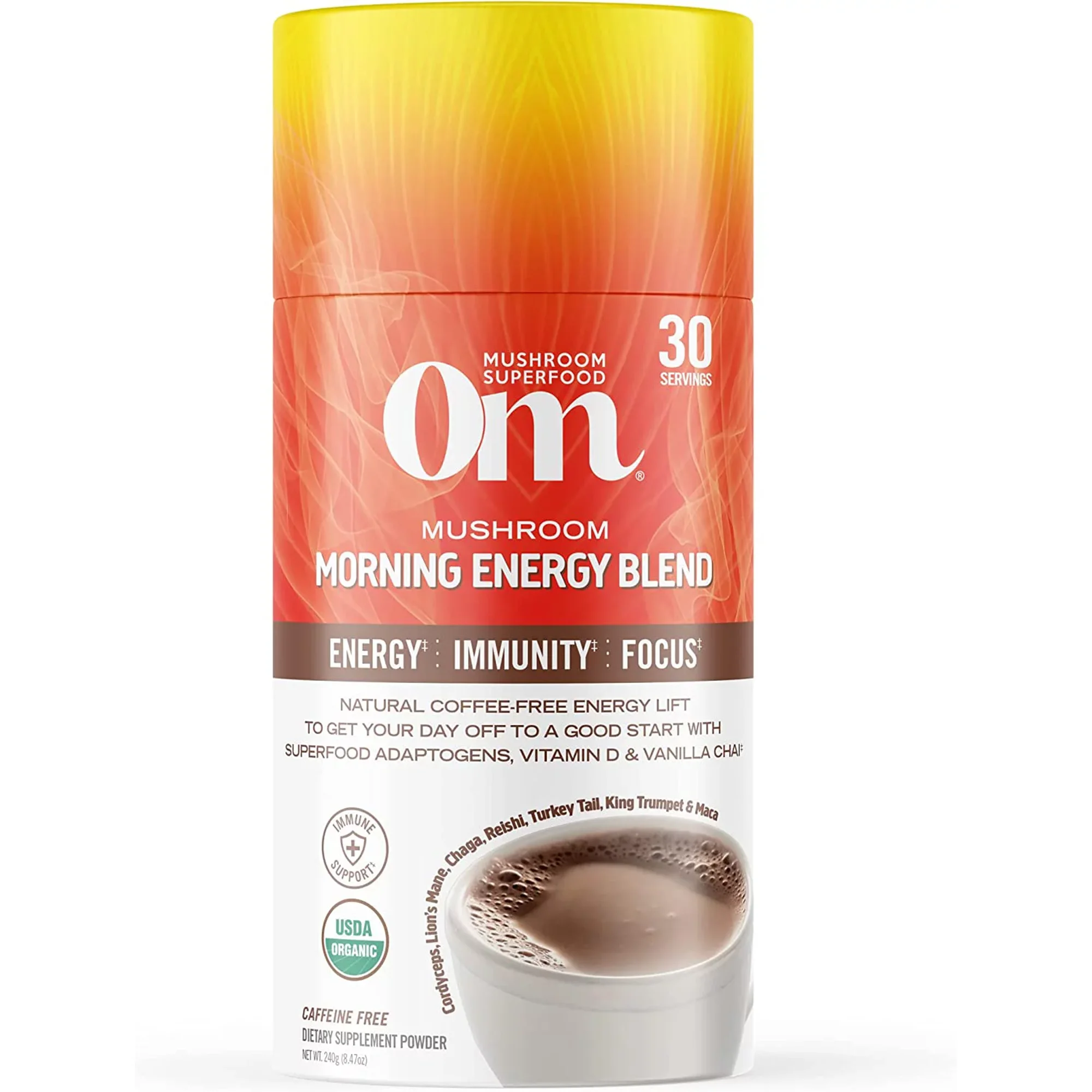 Om - Mush Morn Energy Blend - 1 Each-8.47 Oz