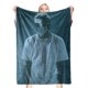 thumbnail image 1 of Manta de sofá, fina, cómoda, suave, con estampado de ídolo, poliéster, agradable para la piel, manta de aire acondicionado para oficina, 55,1 x 78,7 pulgadas, 1 of 1