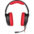 thumbnail image 2 of Corsair HS35 Wired Stereo Gaming Headset w/Microphone - Red, 2 of 2